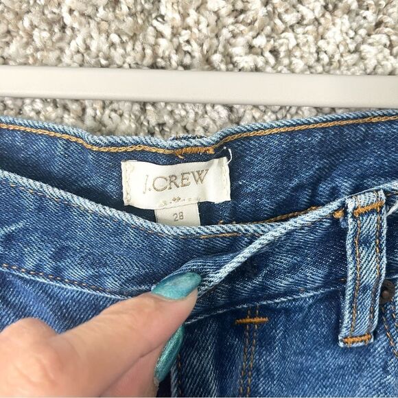 J. Crew Factory Shorts Women’s 28 Denim Blue 5” Cutoff Jean - Picture 3 of 6